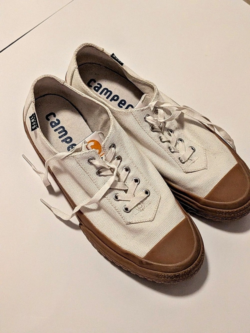 Camper Camaleon 1975 Canvas Sneaker Beige & Brown